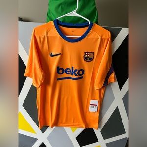 Nike Barcelona FC warm up Jersey Orange